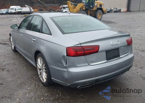2016 Audi A6 3.0T Premium Plus from USA, damaged, VIN WAUHGAFC0GN004937